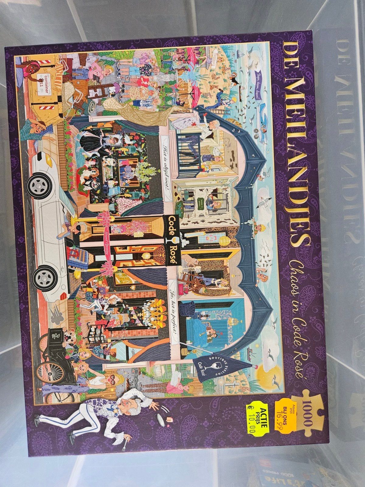 De Meilandjes Chaos in Code Rosé 1000 stukjes puzzel, Hobby en Vrije tijd, Ophalen of Verzenden, 500 t/m 1500 stukjes, Zo goed als nieuw