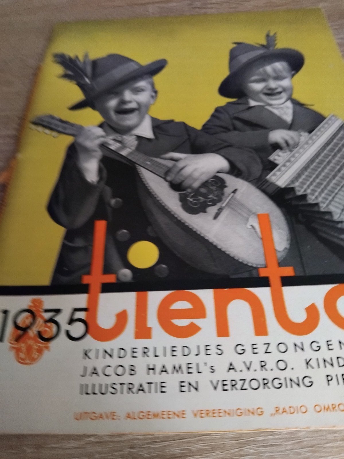 Tiental 1935 - Kinderliedjes gezongen door Jacob Hamel, Boeken, Ophalen of Verzenden