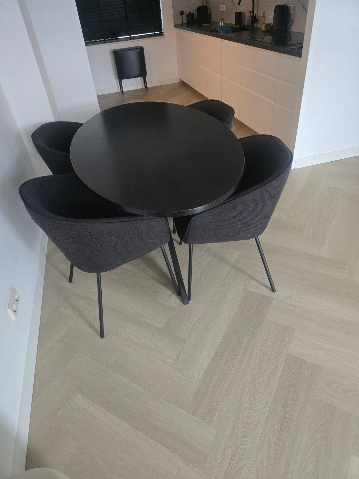 ovale eetkamertafel 4 stoelen, Ophalen, Vijf personen of meer, Ovaal, 150 tot 200 cm