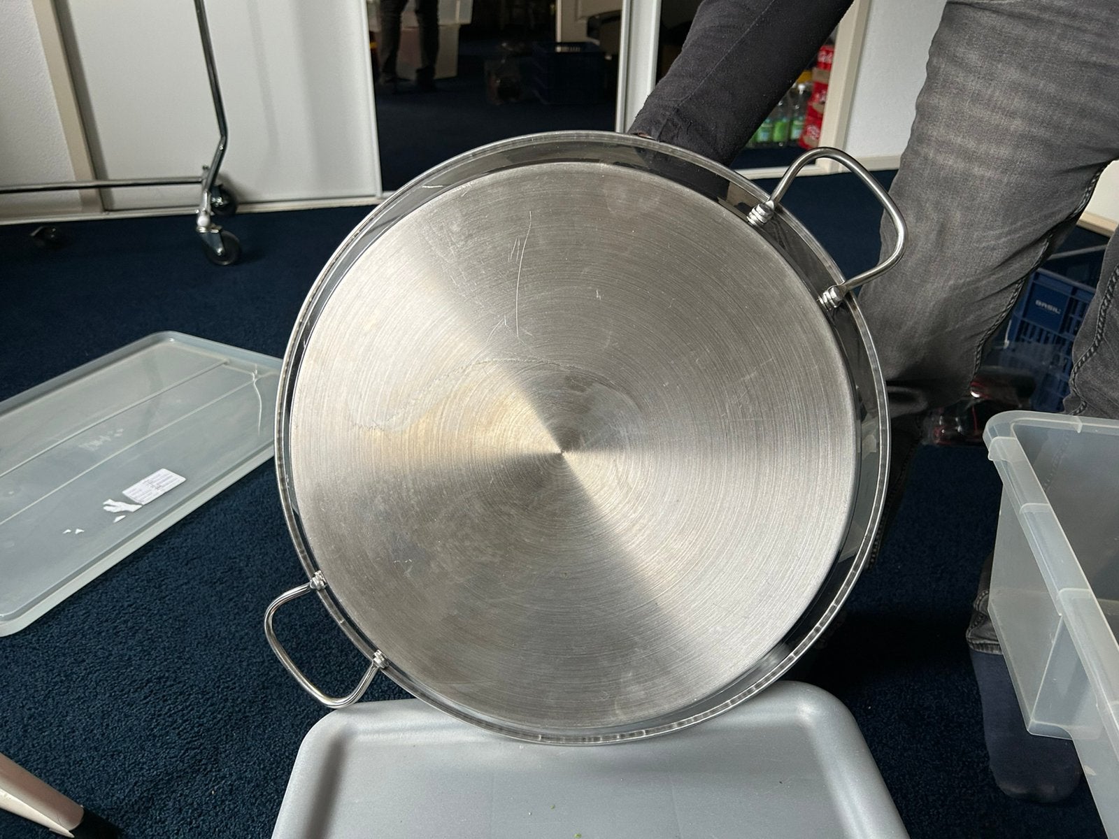 Paella pan prijs 50 euro, Ophalen of Verzenden, Zo goed als nieuw