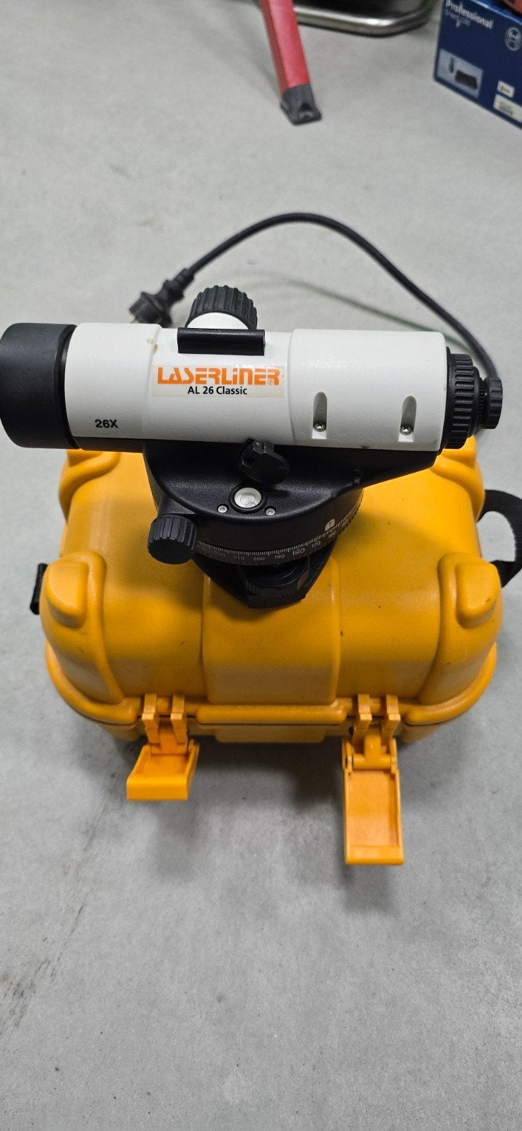 Laserliner AL 26 Classic Waterpas Optisch Niveau, Doe-het-zelf en Verbouw, Meetapparatuur, Ophalen, Gebruikt, Overige meters