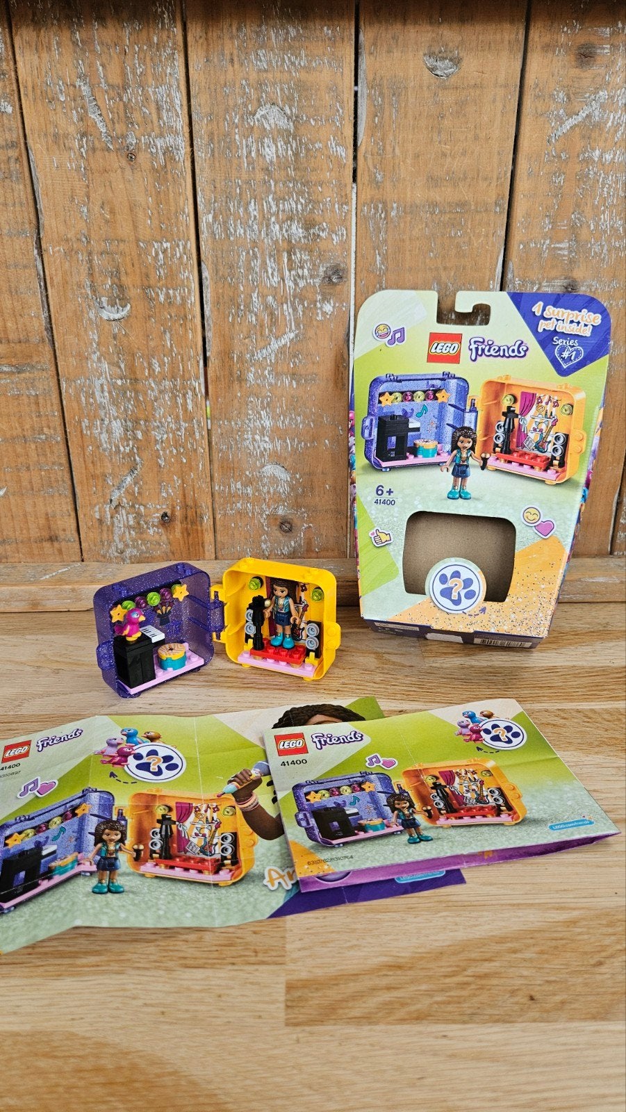Lego Friends 41400 Andrea’s speelkubus, Gebruikt, Lego, Friends, Ophalen of Verzenden
