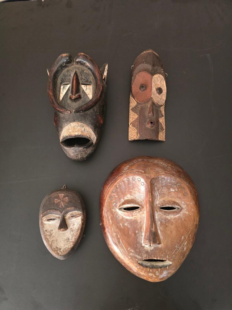 Lot afrikaanse maskers, Ophalen of Verzenden