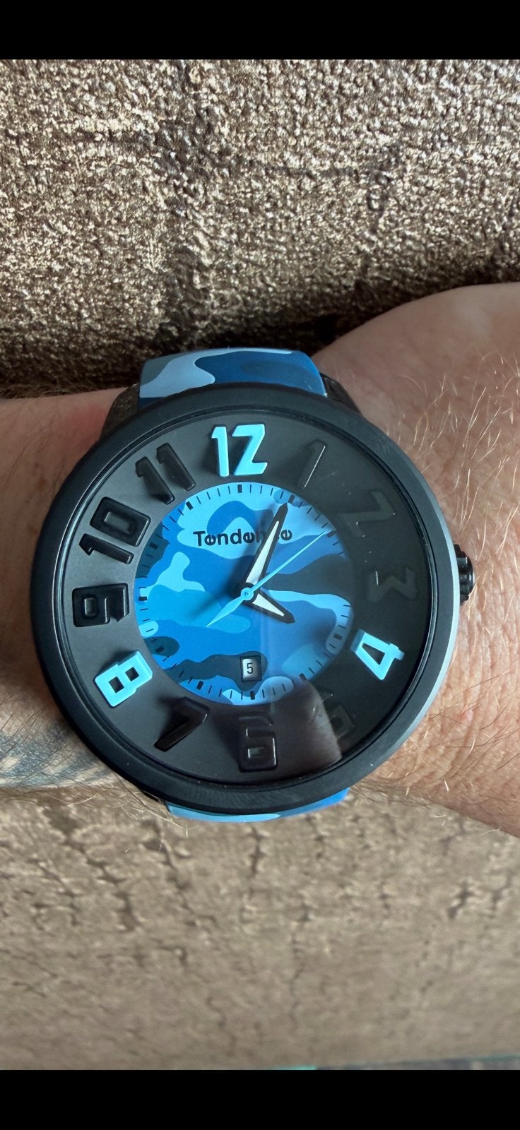Tendence blauw navy horloge, Verzamelen, Militaria | Algemeen, Ophalen of Verzenden