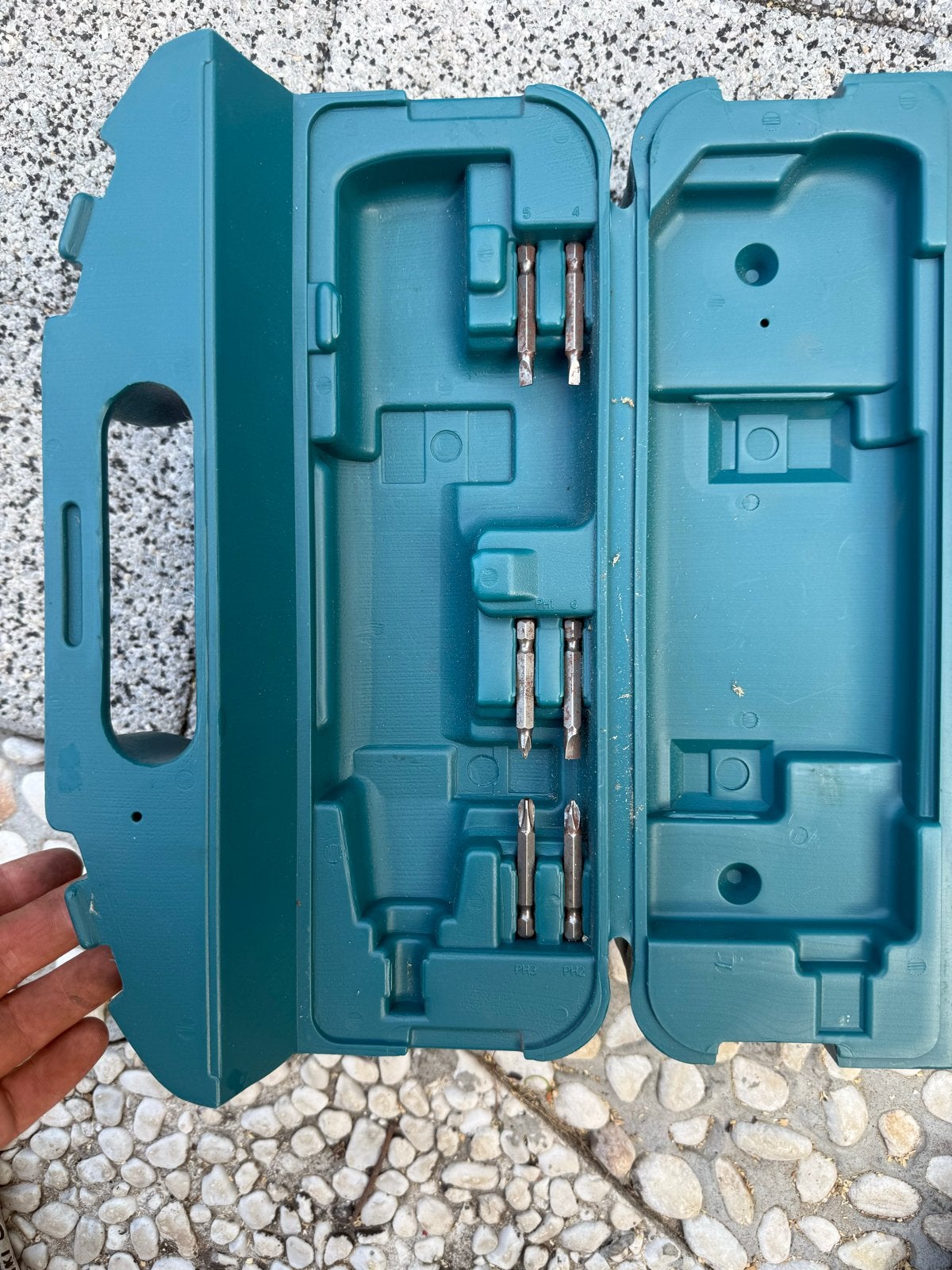 Makita Bitset in handige koffer, Ophalen of Verzenden, Gebruikt, Bitset, Makita