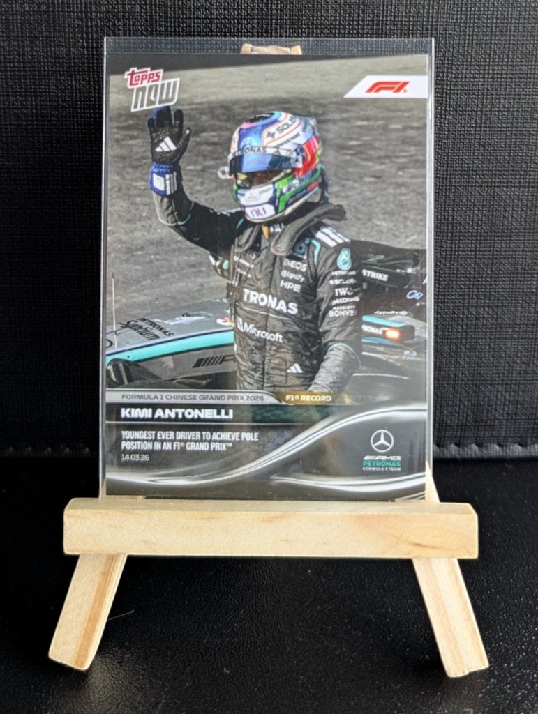 2025 topps Now f1 Kimi antonelli, Ophalen of Verzenden, Zo goed als nieuw, Plaatje