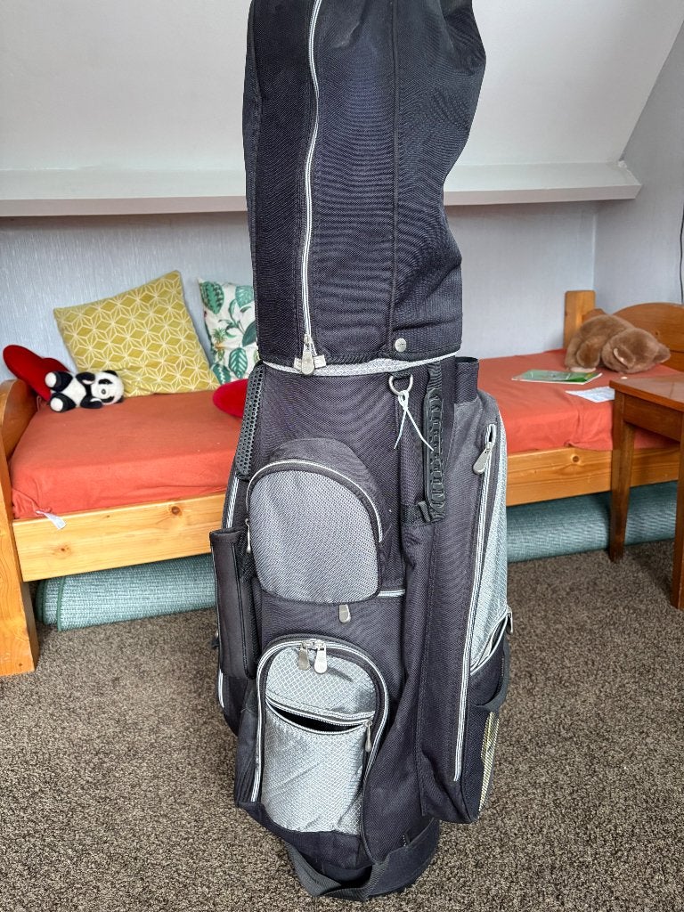 Golftas en kar, Sport en Fitness, Ophalen, Gebruikt, Golfkar, Overige merken