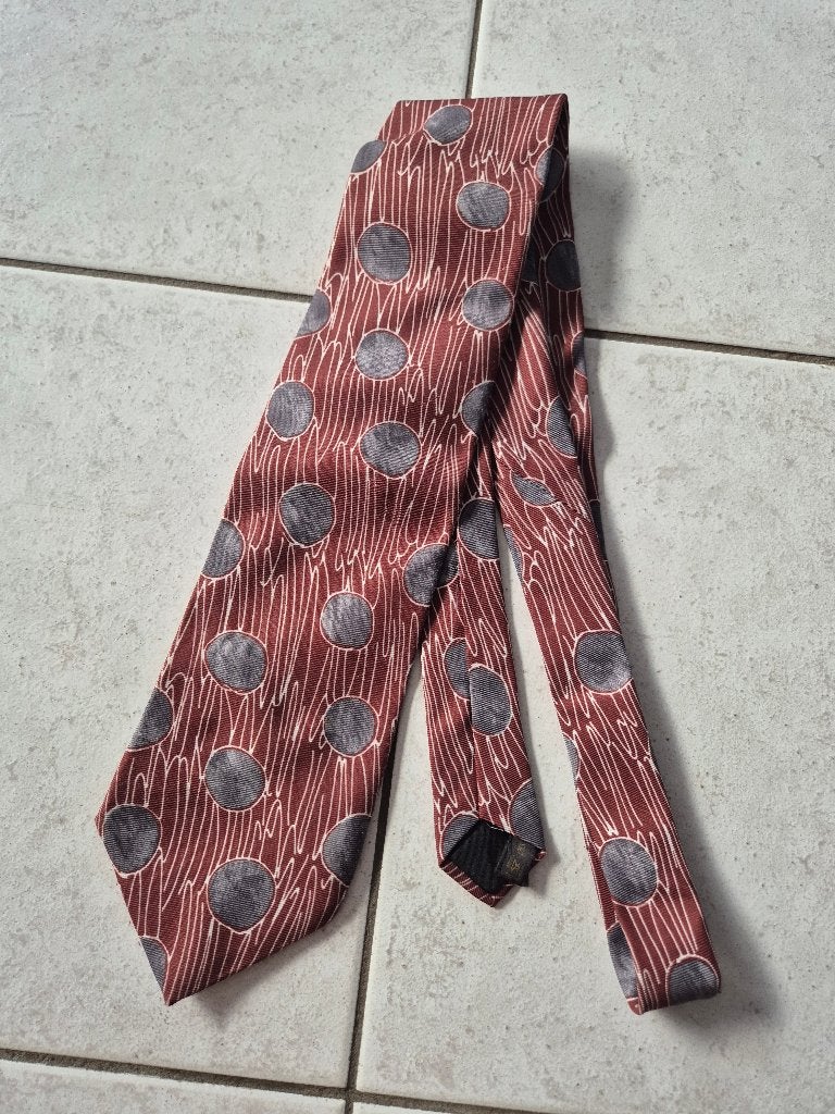 Bordeaux kleurige stropdas, Ophalen of Verzenden, Zo goed als nieuw, Rood