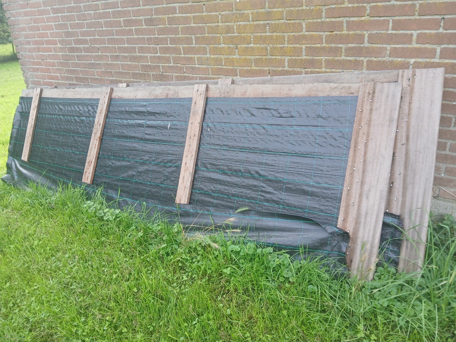Hardhouten beschoeiingsschotten, Tuin en Terras, Ophalen, Hout, 3 tot 6 meter, 1 tot 2 meter