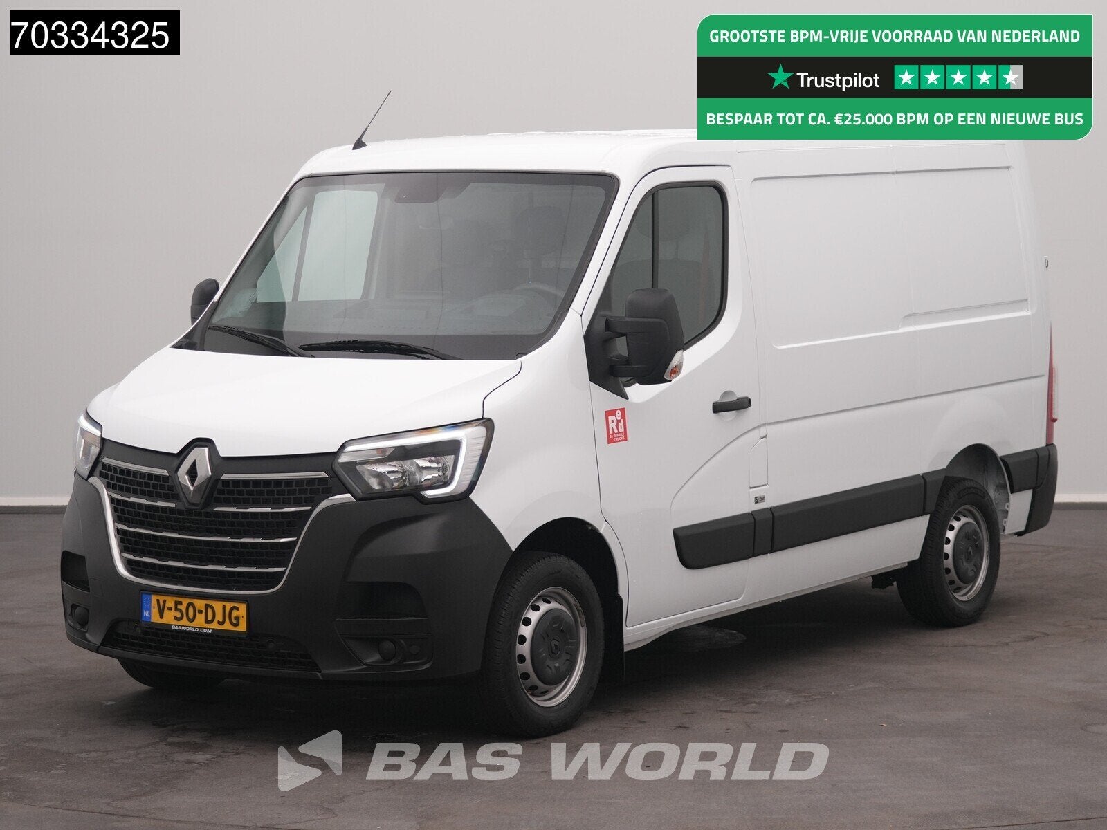 Renault Master 135PK L1H1 LED Airco Cruise Parkeersensoren E, Auto's, Gebruikt, Euro 6, 4 cilinders, 2500 kg