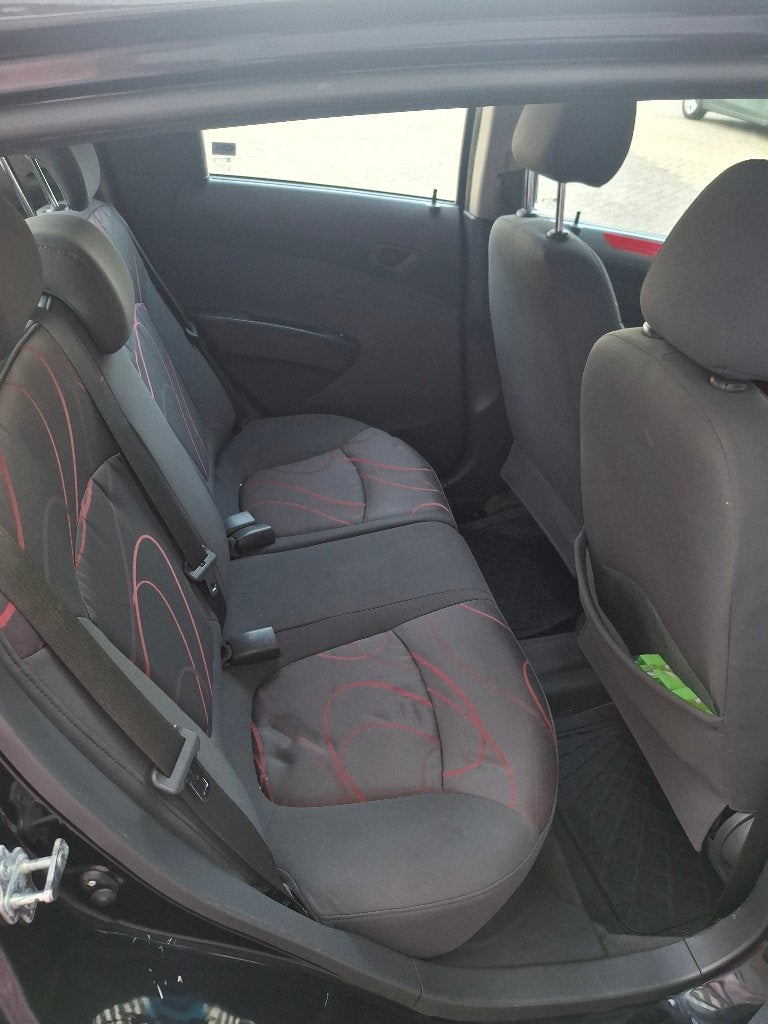 Chevrolet Spark 1.2 2010 Zwart, Auto's, Voorwielaandrijving, Stof, 4 cilinders, Elektrische ramen