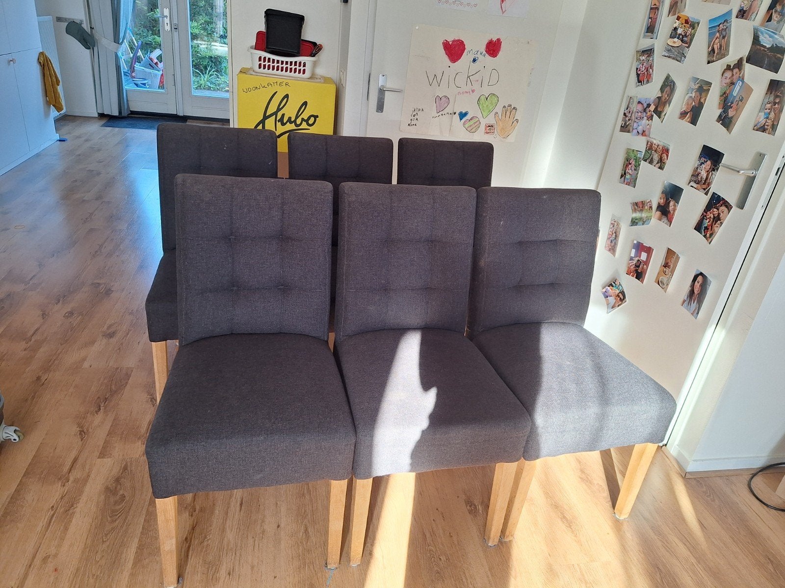 Eetkamertafel stoelen, gratis, Ophalen of Verzenden, Gebruikt