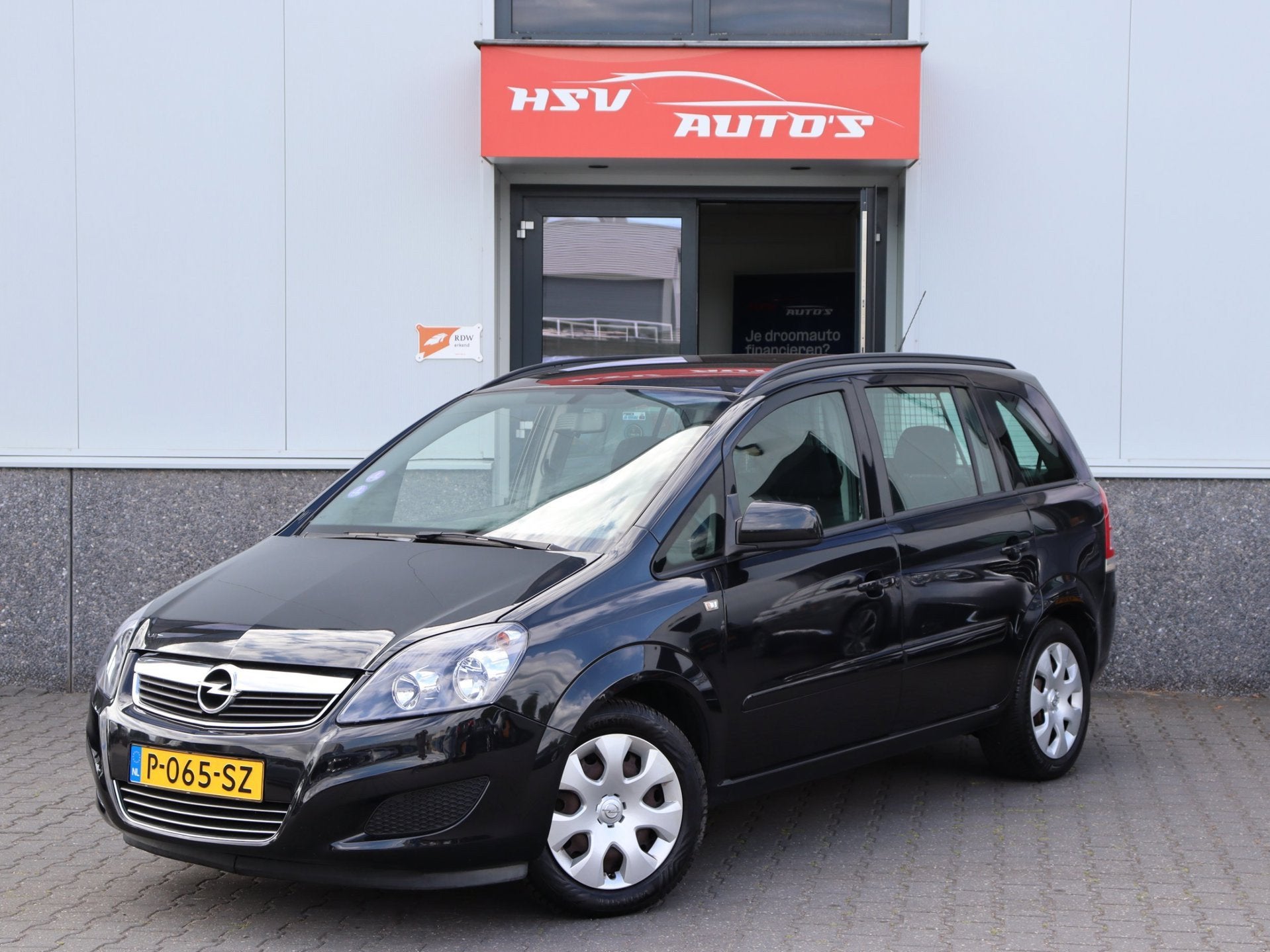 Opel Zafira Tourer 1.4 Design Edition 7-pers airco LM *165.0, Auto's, Euro 5, Gebruikt, 4 cilinders, Zwart