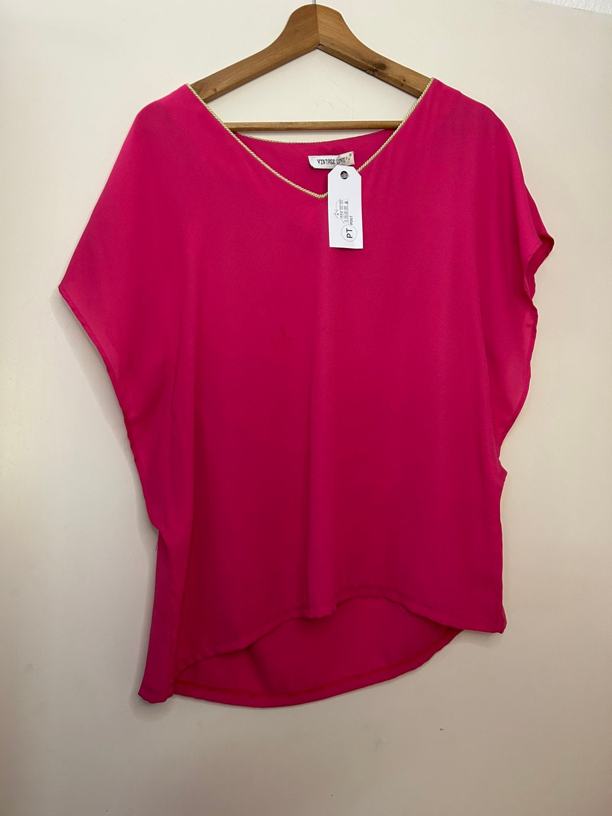 Roze dames blouse | Vintage Love | one size | nieuw, Ophalen of Verzenden, Nieuw, Maat 38/40 (M), Roze