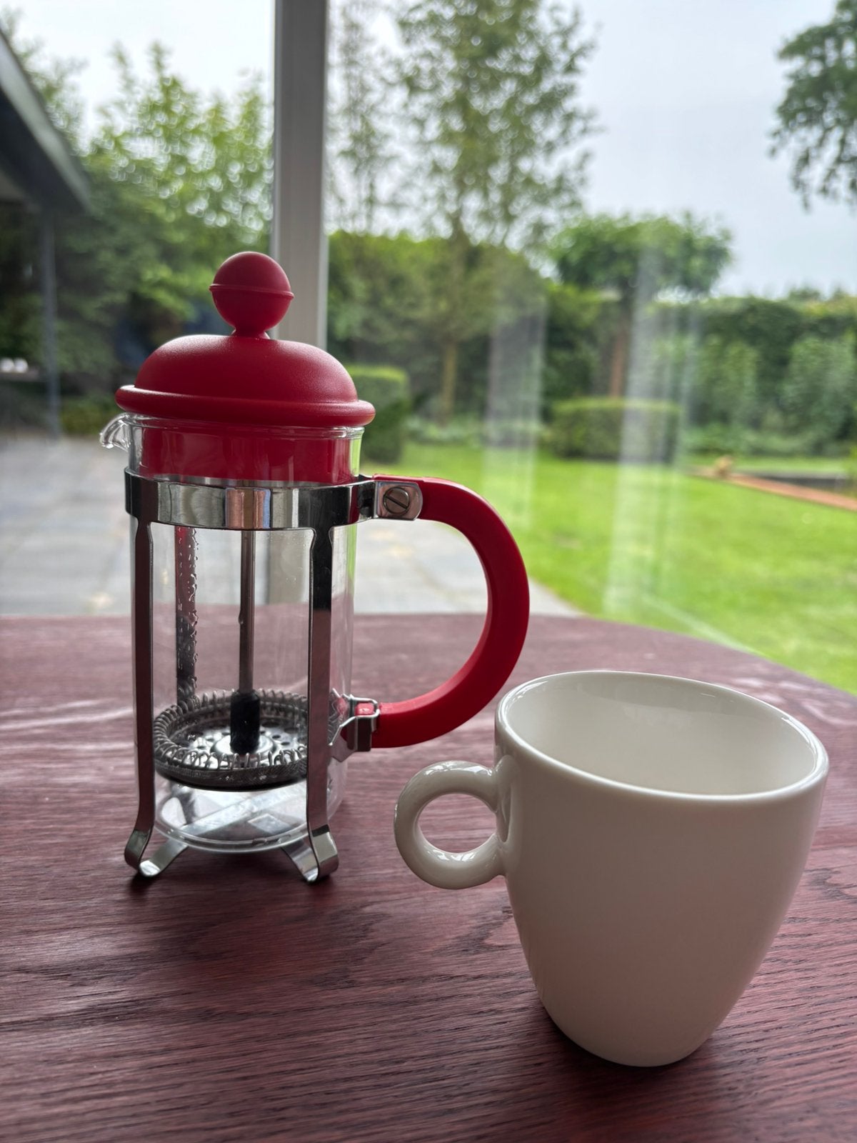 Bodum Chambord 2 à 3 kopjes, Overige modellen, Gemalen koffie, Ophalen of Verzenden, Zo goed als nieuw