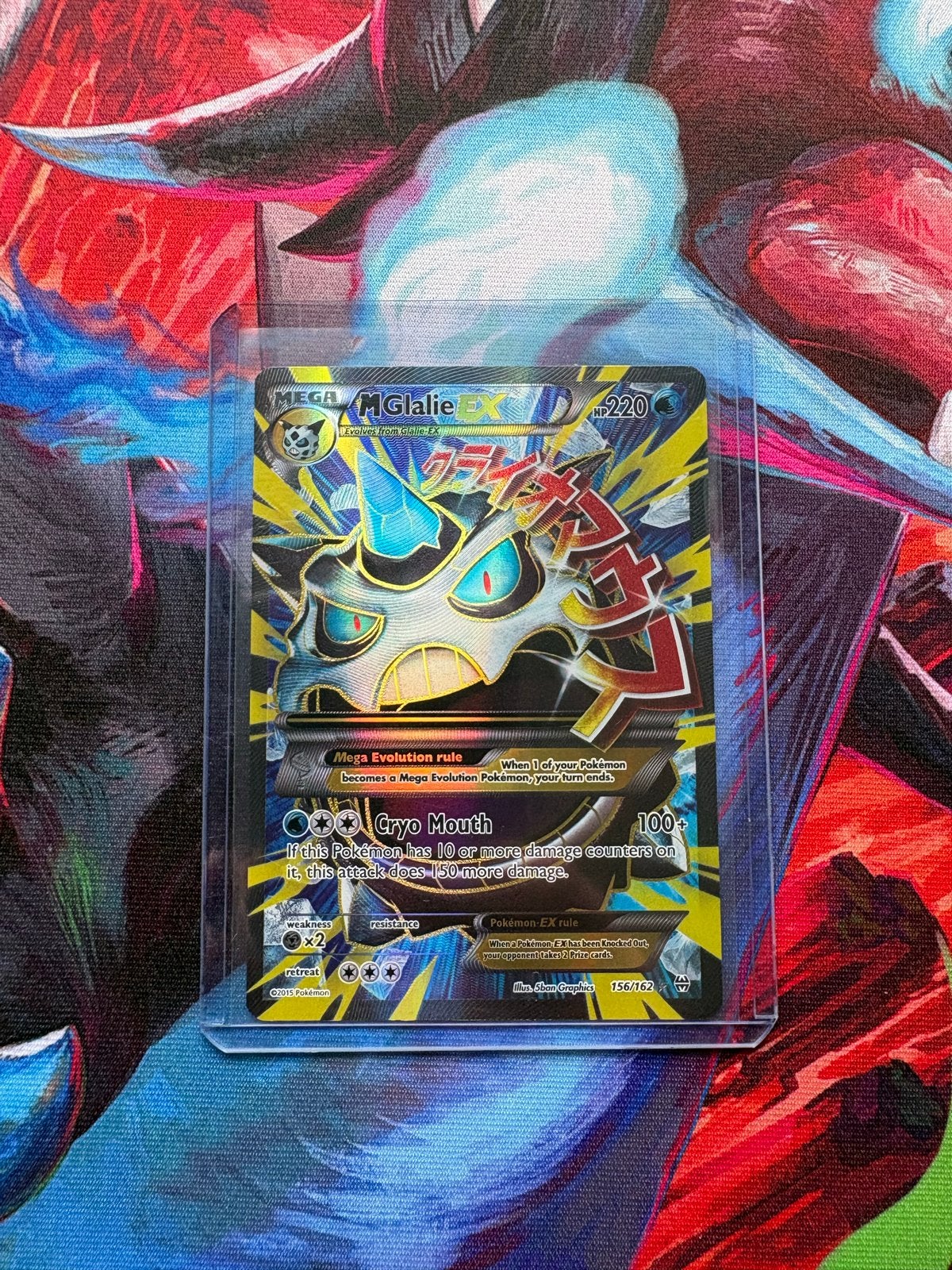 Pokemon Mega Glalie XY Breakpoint, Verzenden, Zo goed als nieuw, Losse kaart