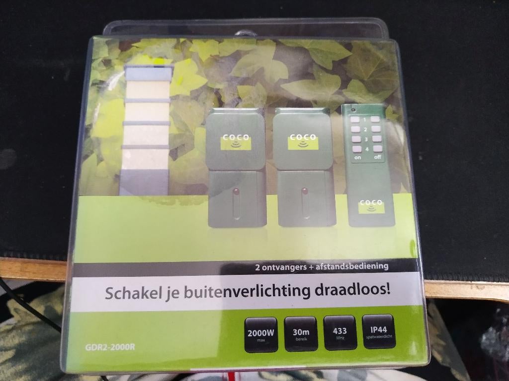 Coco stekkerdoos schakelaar met afstandsbediening, Ophalen of Verzenden, Nieuw