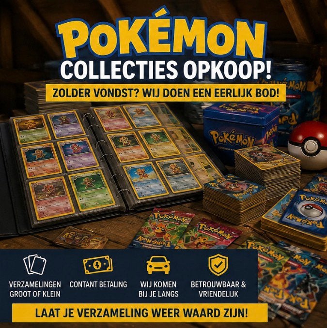 Pokémon verzameling op zolder gevonden? Direct eerlijk bod!, Ophalen, Zo goed als nieuw, Meerdere kaarten