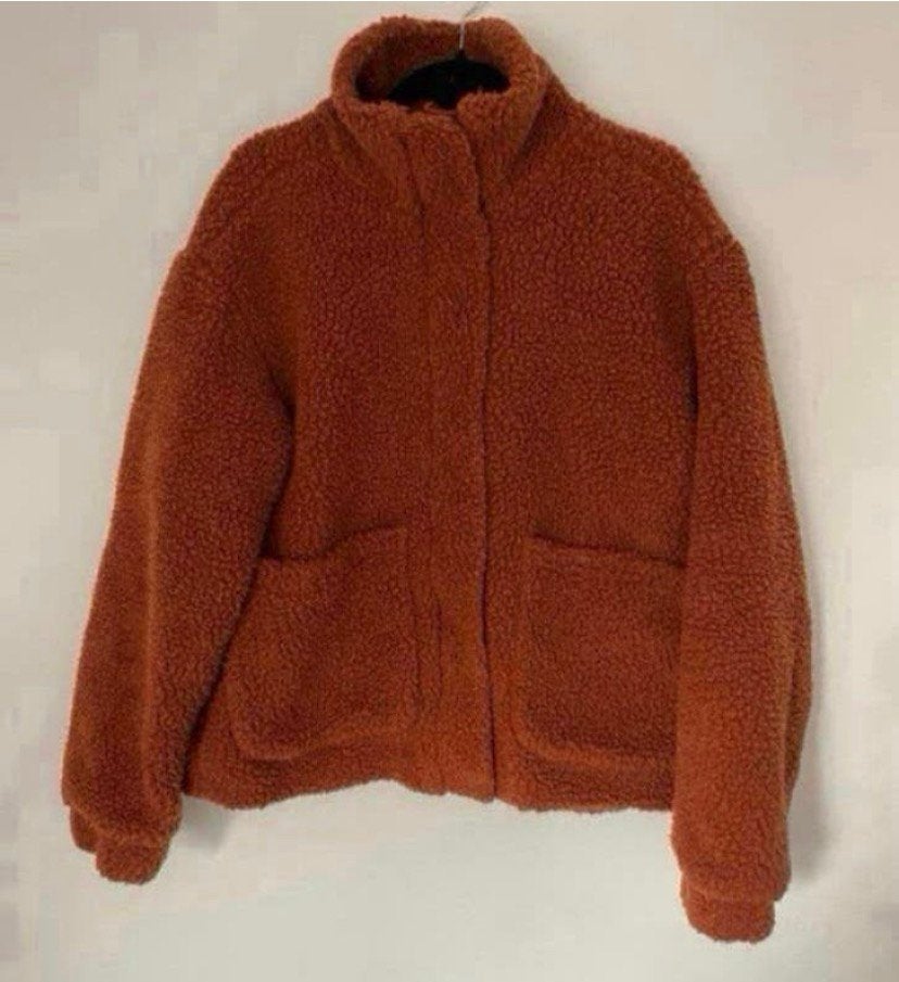 Oranje Wollen Winterjas / vest maat m., Kleding | Dames, Verzenden, Zo goed als nieuw, Maat 38/40 (M), Oranje