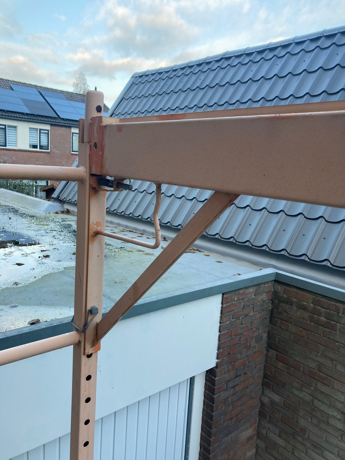 Verrijdbare ijzeren steiger!, Doe-het-zelf en Verbouw, Steigers, Ophalen of Verzenden, Zo goed als nieuw, Overige typen, Minder dan 2 meter