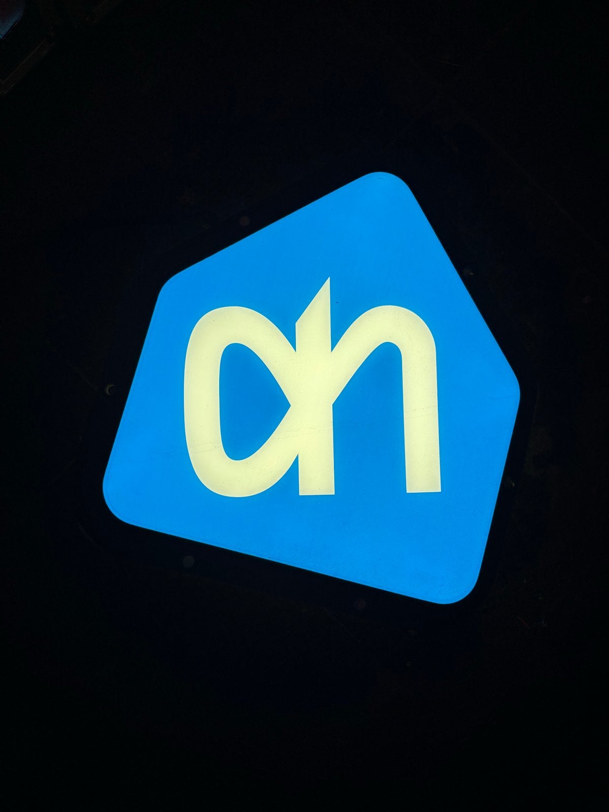 AH Lichtbak - mancave -  lichtreclame - logo, Ophalen of Verzenden
