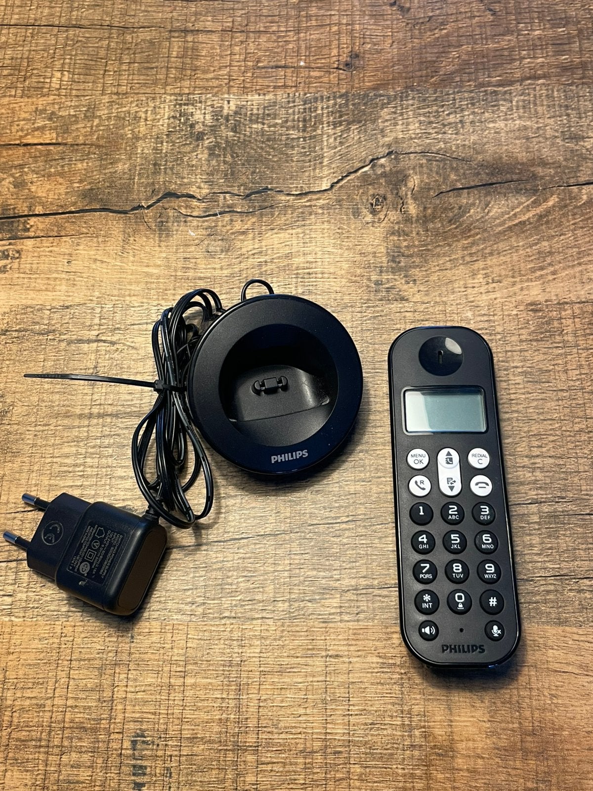 Philips D121B/22 draagbare DECT (extra handset + oplader), Telecommunicatie, Ophalen of Verzenden, Zo goed als nieuw, 1 handset