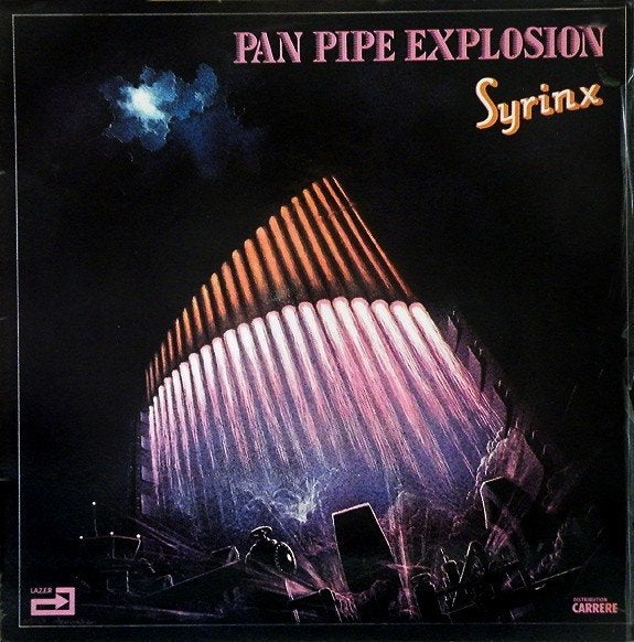 Syrinx  pan pipe explosion  lp, Zo goed als nieuw, Disco, 12 inch, Inclusief binnenhoes
