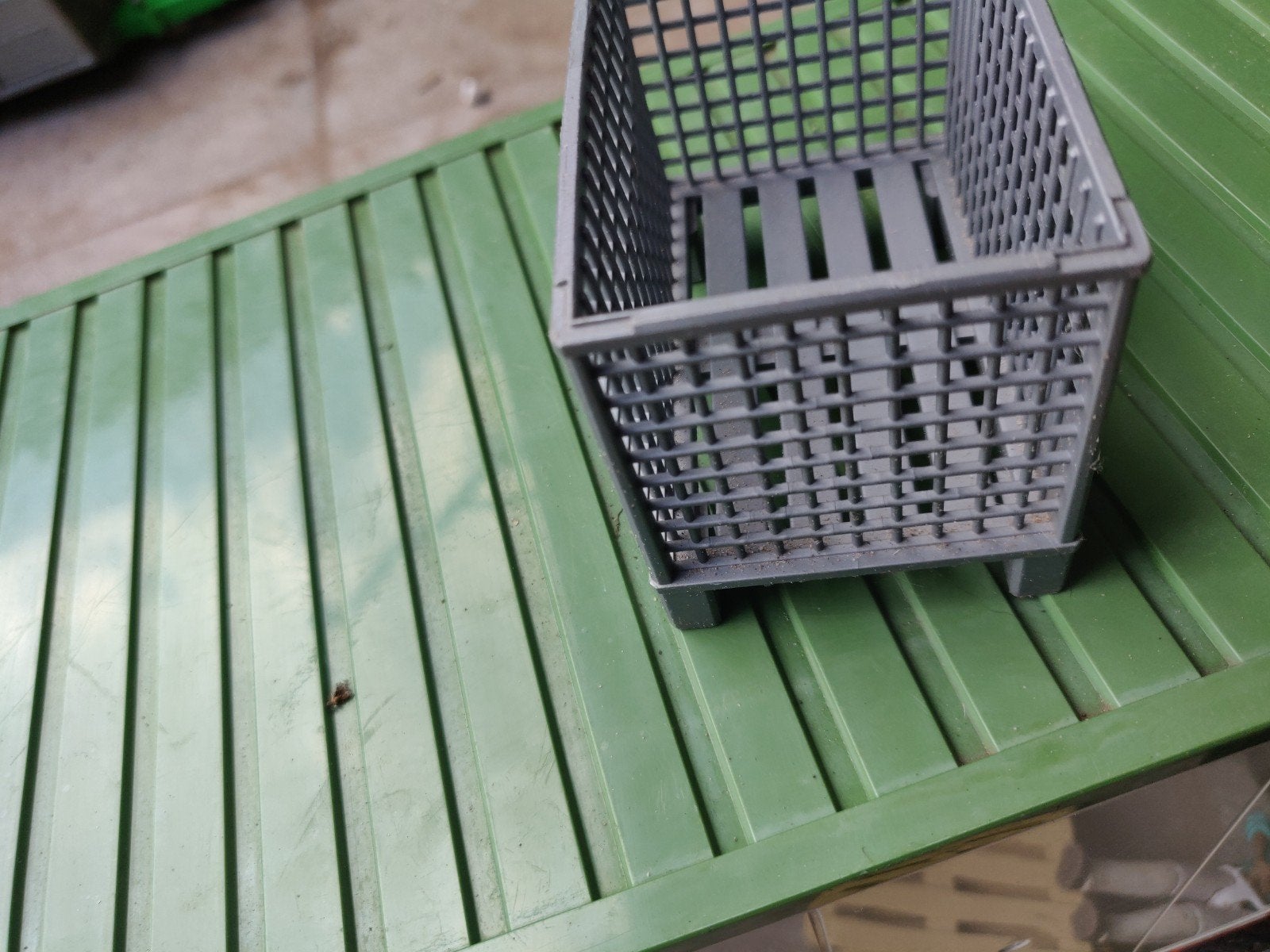 Miniatuur Pallets en Krat voor Speelgoed of Decoratie, Ophalen of Verzenden, Gebruikt