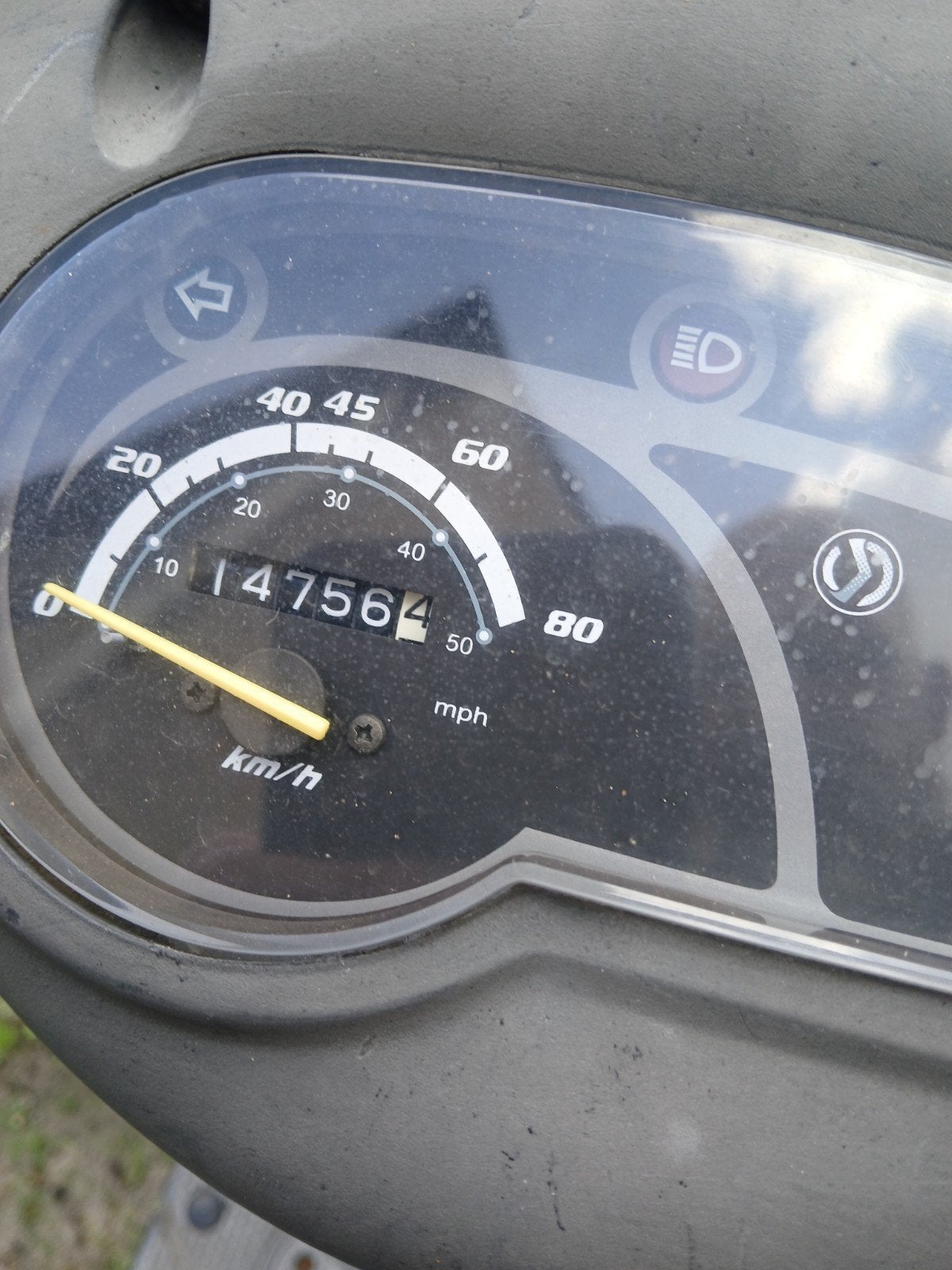 SYM XS50QT Opknapper - Loopt niet, achterband lek, Ophalen