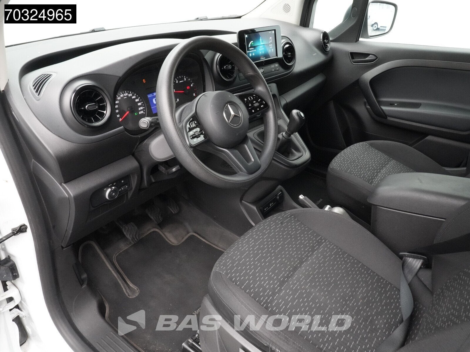 Mercedes Citan 110 L1H1 LED Airco Cruise MBUX CarPlay Euro6, Stof, Gebruikt, Euro 6, 1479 kg
