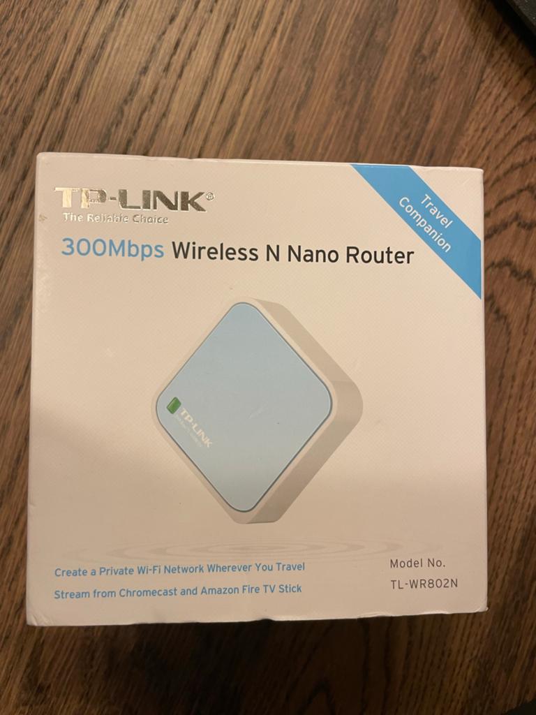 TP-Link TL-WR802N 300Mbps Wireless N Nano Router, Ophalen of Verzenden, Zo goed als nieuw, Router