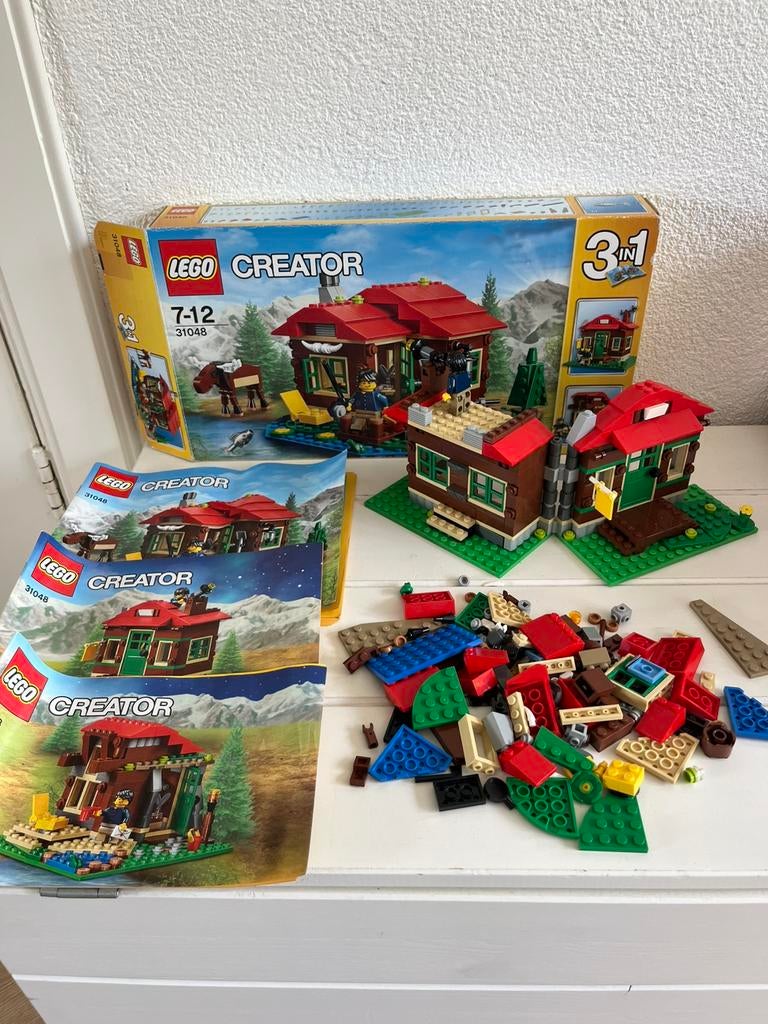 LEGO Creator 31048 3-in-1 boshut compleet met doos, Kinderen en Baby's, Speelgoed | Duplo en Lego, Ophalen, Zo goed als nieuw