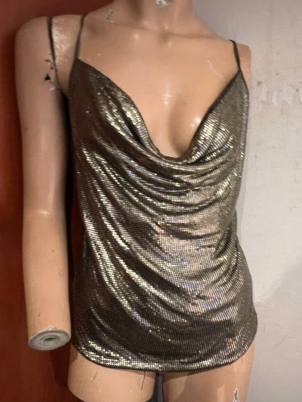 ONE top maat m origineel zgan goud