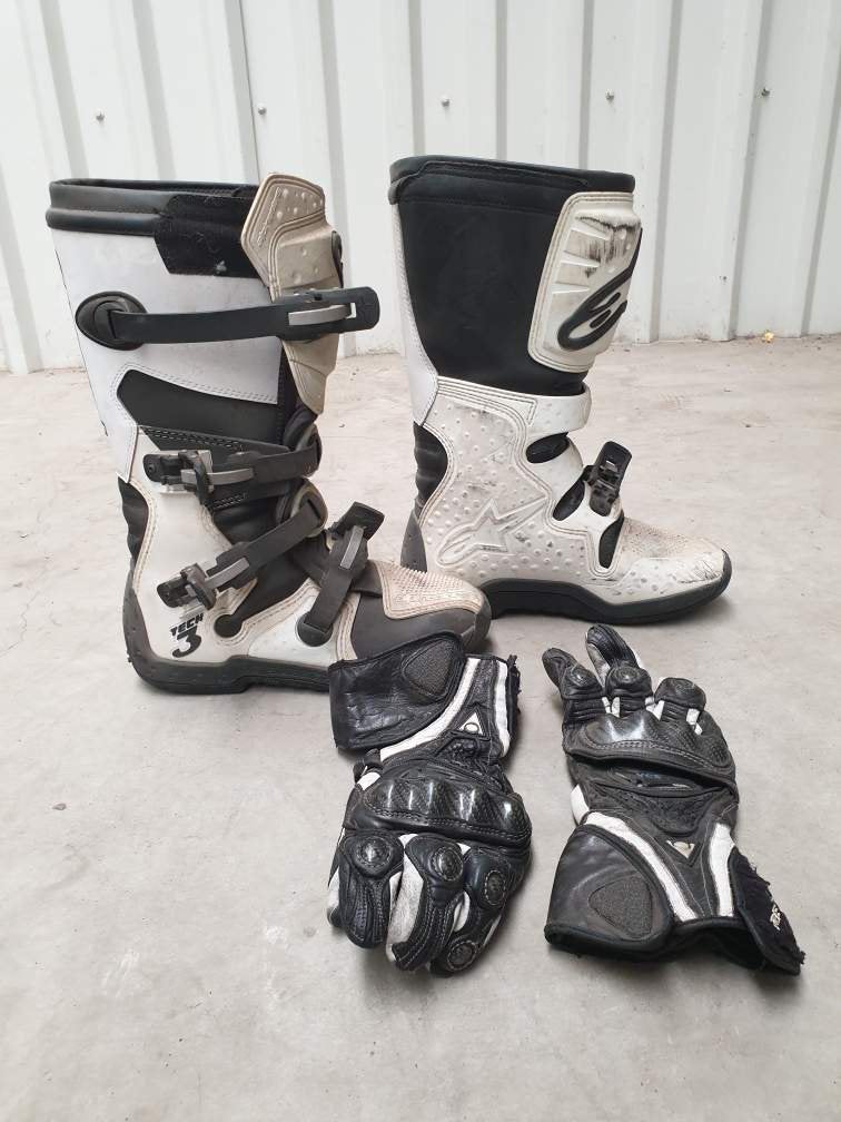 Alpinestars motorlaarzen + REV’IT! motorhandschoenen, Motoren, Ophalen, Heren, Alpinestars, Handschoenen