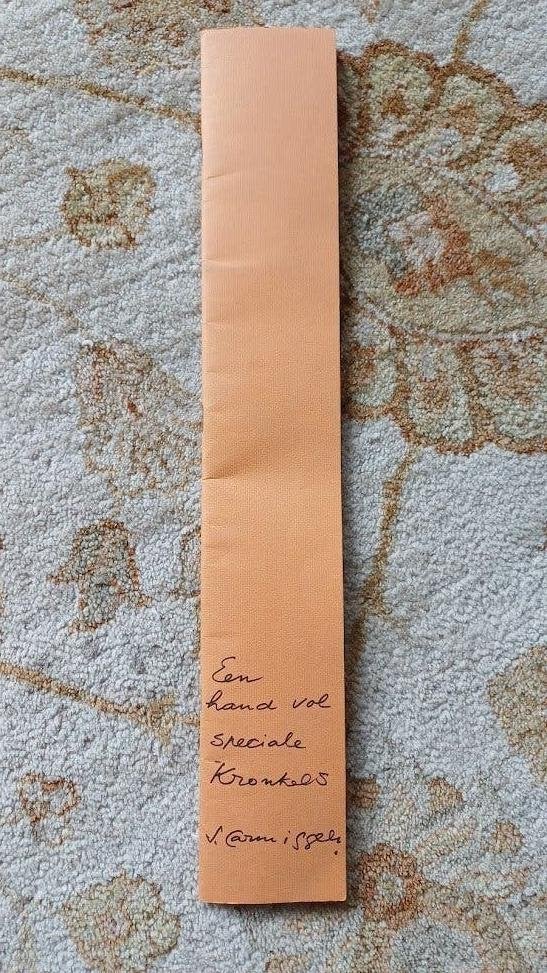 S. Carmiggelt, Een hand vol speciale Kronkels 1976, Gelezen, Simon Carmiggelt, Ophalen of Verzenden, Nederland