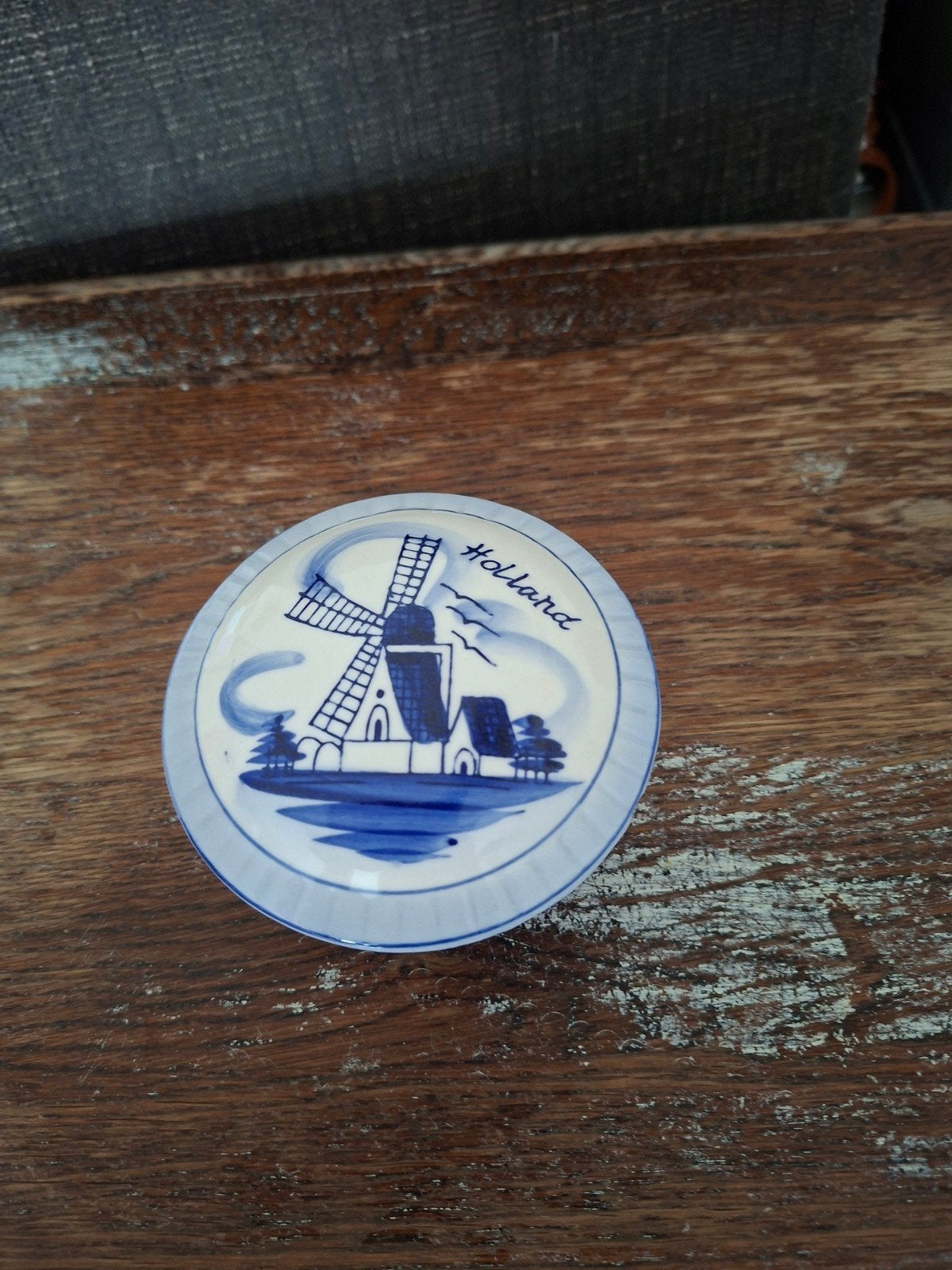 Delfts Blauw Holland Windmolen potje, Antiek en Kunst, Antiek | Porselein, Ophalen of Verzenden