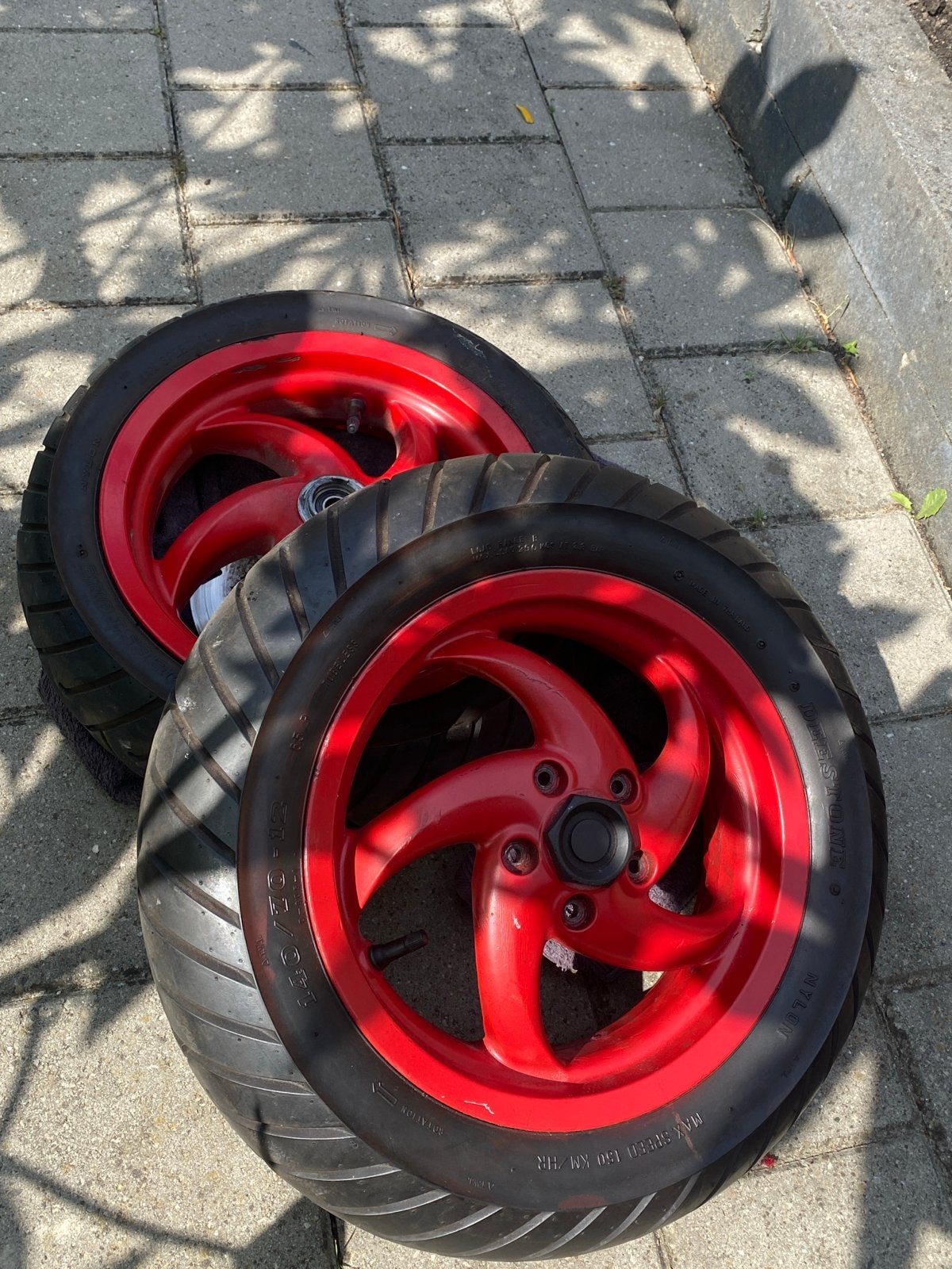 Runner velgen set met banden - nette staat, Ophalen of Verzenden, Gebruikt, Overige typen, Overige merken