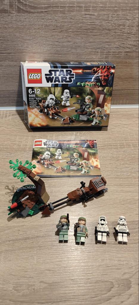 Lego Star Wars 9489 Endor Battle Pack, Ophalen of Verzenden, Zo goed als nieuw, Complete set, Lego