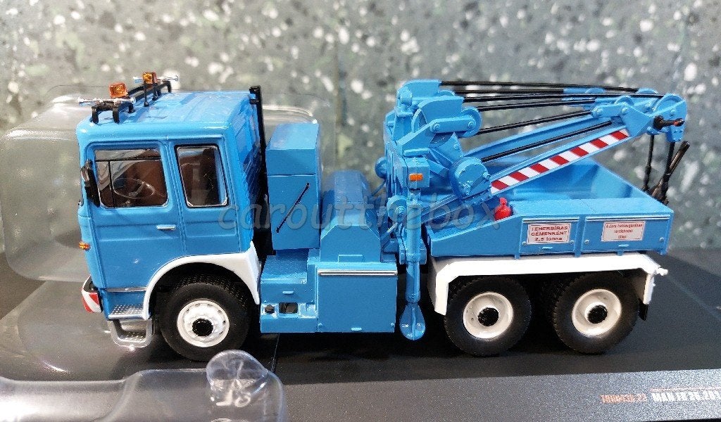 MAN F8 26.281 bergings truck blauw 1:43 Ixo V1085, Hobby en Vrije tijd, Modelauto's | 1:43, Verzenden, Nieuw, Bus of Vrachtwagen