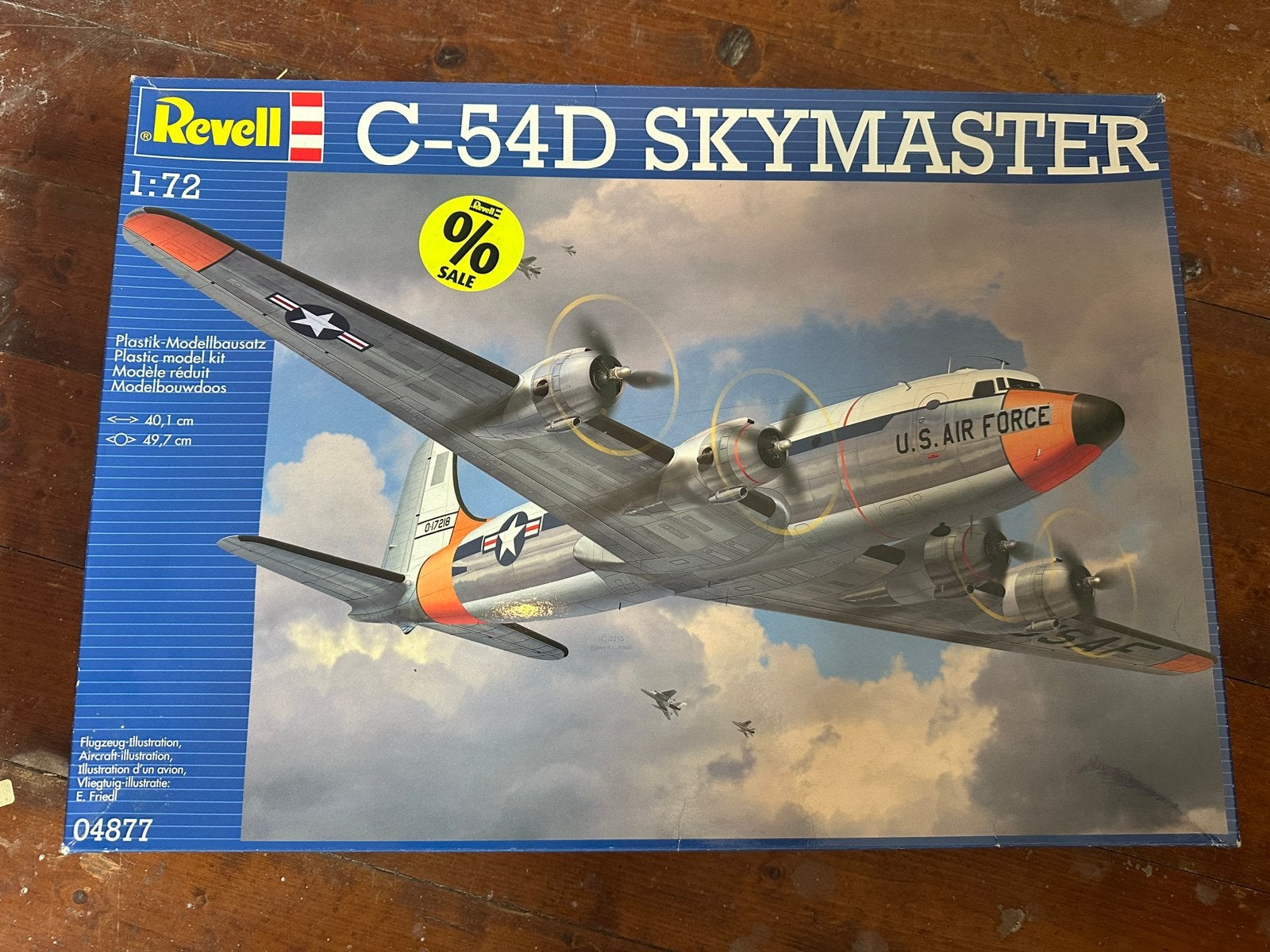 Te koop: Revell Douglas C-54D Skymaster, schaal 1:72,, Ophalen of Verzenden, Nieuw, 1:72 tot 1:144, Revell