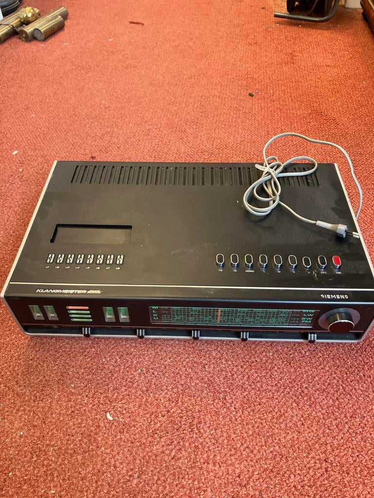 Siemens Klangmeister RS 818 Electronic Vintage Radio, Audio, Tv en Foto, Radio's, Ophalen of Verzenden, Gebruikt, Radio
