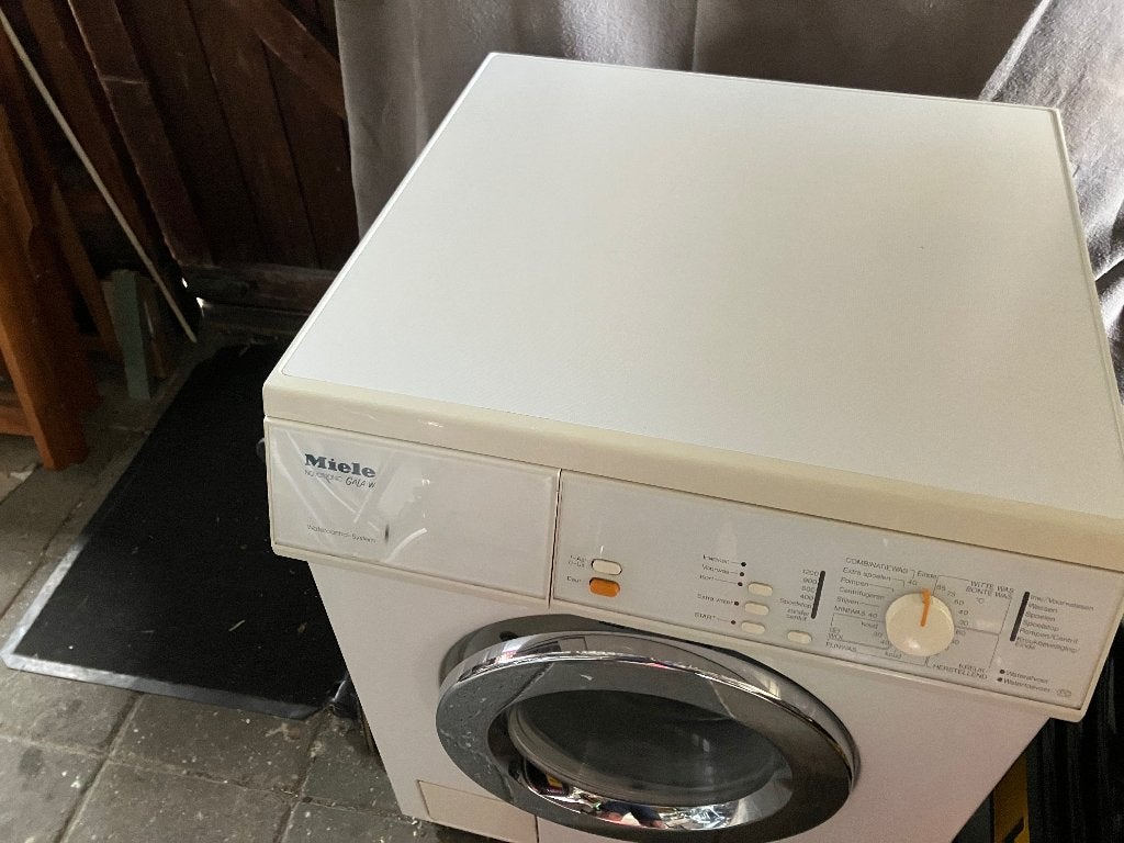 Met reserve Miele Wasmachine afvoerpomp., Ophalen, Gebruikt, Voorlader, 85 tot 90 cm