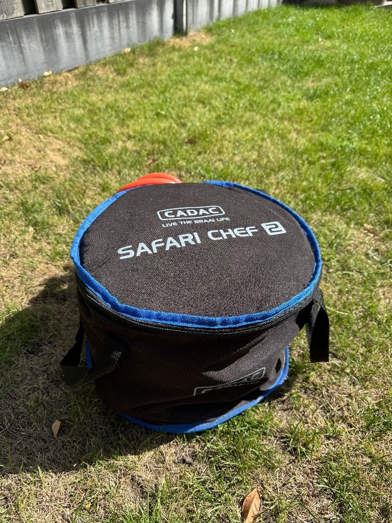 Cadac Safari Chef 2 - Compacte en veelzijdige gasbarbecue, Ophalen of Verzenden, Gebruikt