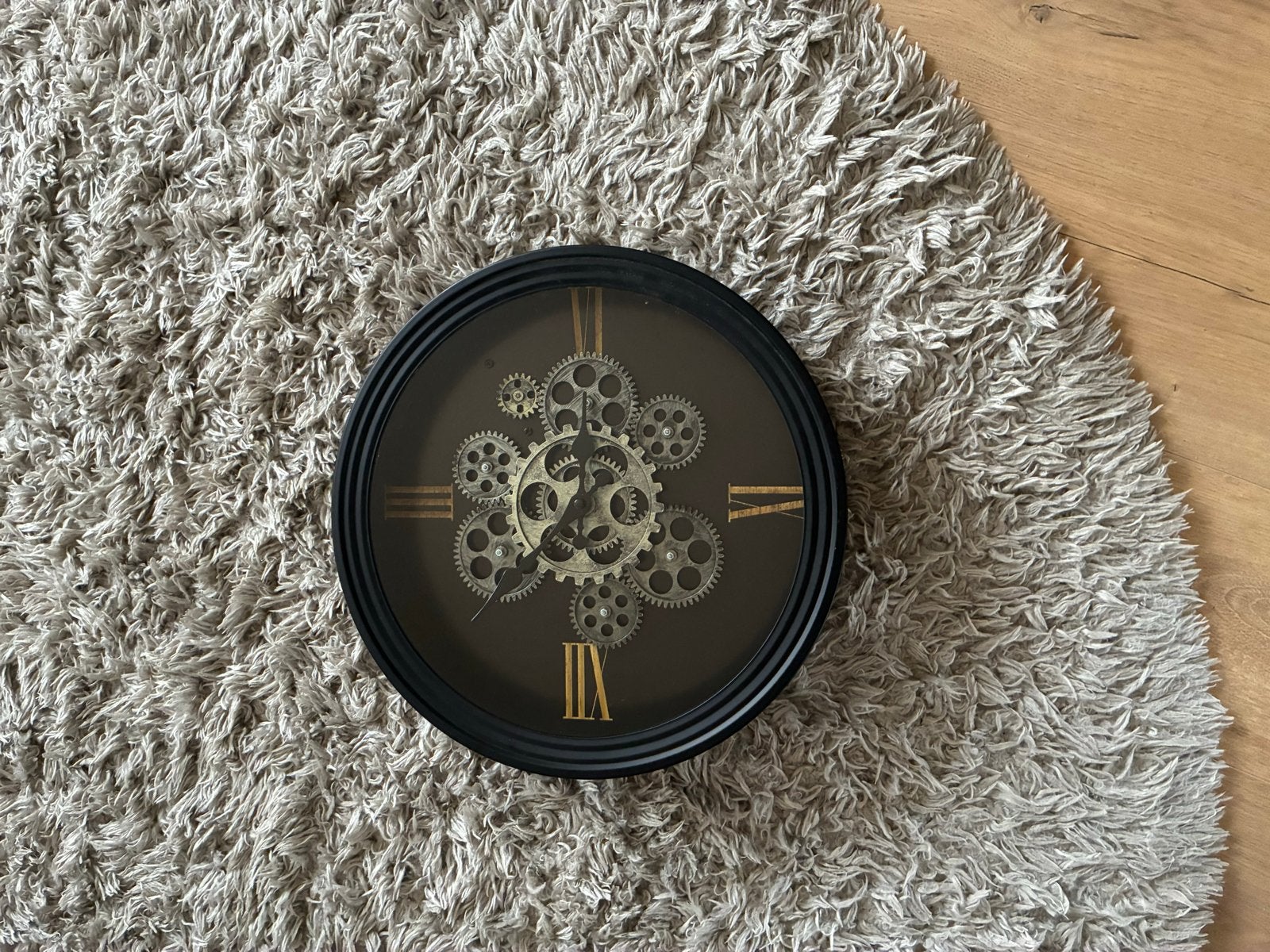Industriële Klok met Tandwielen - Diameter 37cm, Ophalen