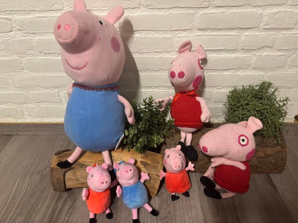 DIVERSE PEPPA PIG KNUFFELS, Overige merken, Verzenden, Overige typen, Handgemaakt