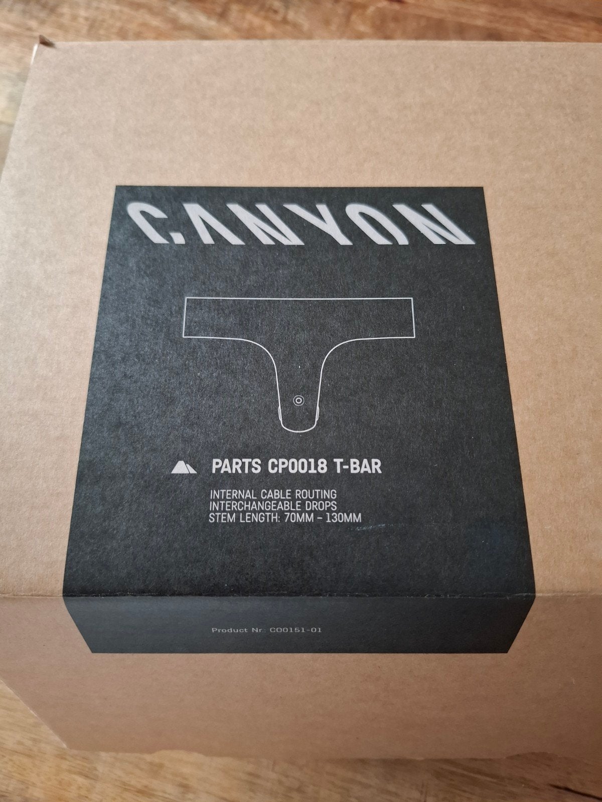 Canyon stuur cockpit CP0018 T-BAR 110mm, Ophalen of Verzenden, Stuur, Carbon