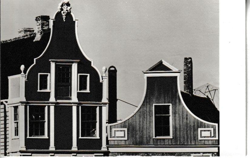 ZAANDAM - GEVELS op DE ZAANSE SCHANS, Ophalen of Verzenden, 1940 tot 1960, Ongelopen, Noord-Holland