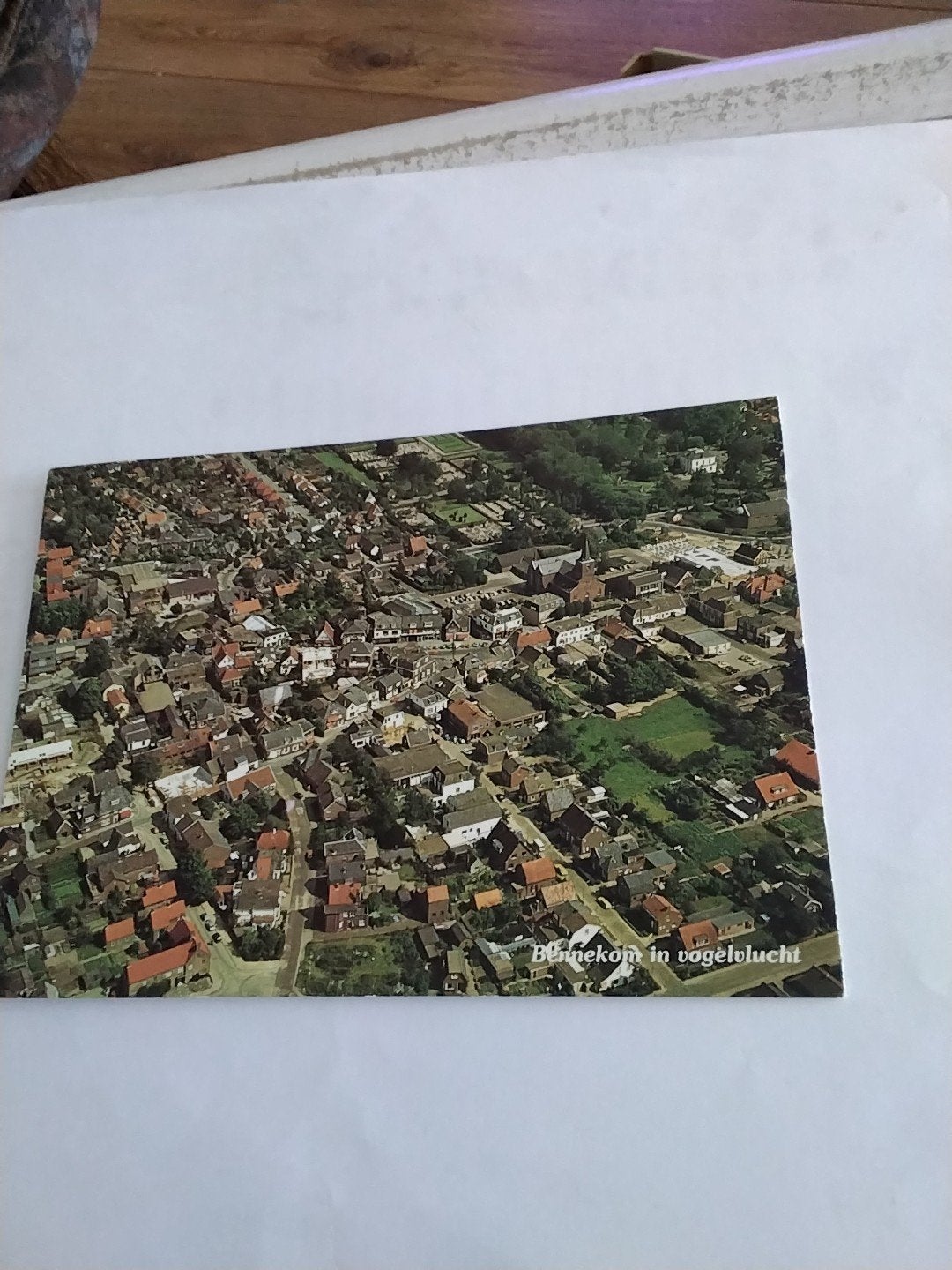 Oude Ansichtkaart Bennekom in Vogelvlucht - Gelopen, Ophalen of Verzenden, 1980 tot heden, Gelopen, Gelderland
