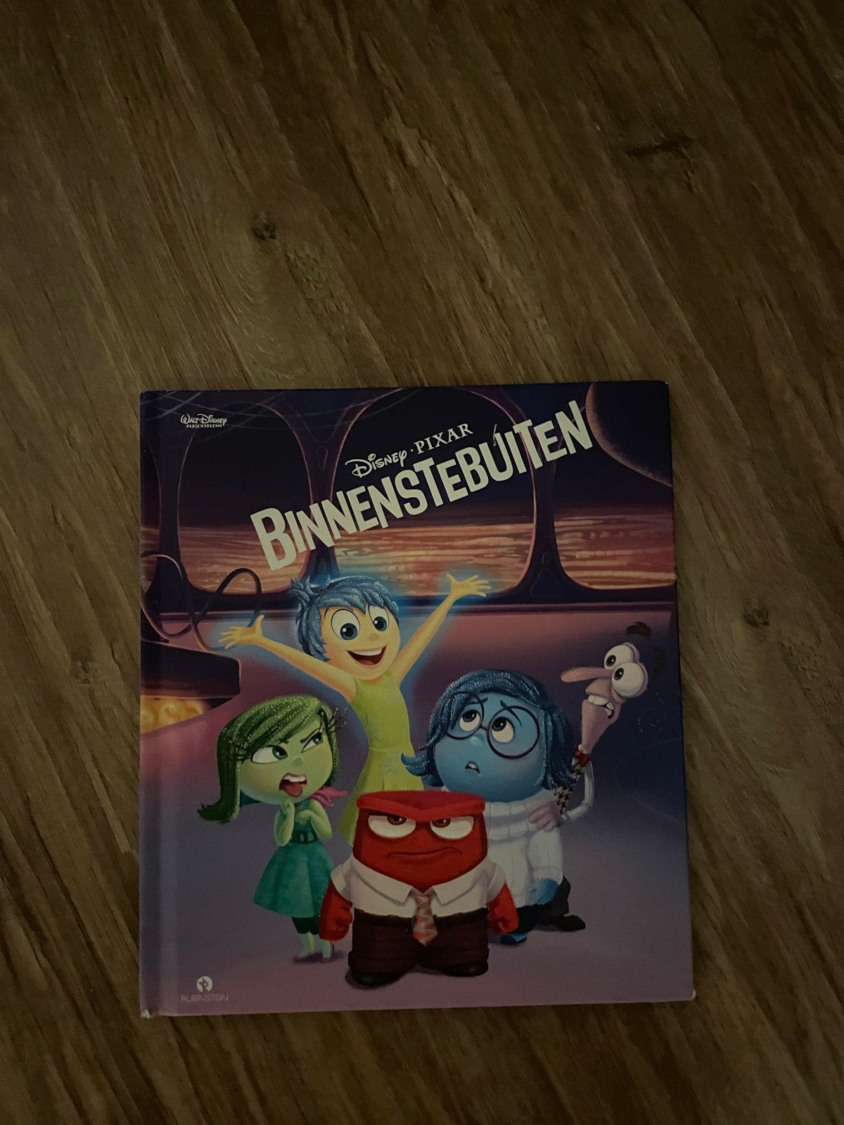 Disney Pixar Binnenstebuiten boek, Ophalen of Verzenden, Zo goed als nieuw, 3 tot 4 jaar