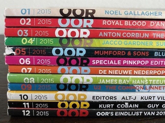 Muziekkrant OOR – Complete Jaargang 2015 (12 exemplaren), Boeken, Ophalen of Verzenden, Gelezen, Muziek, Film of Tv